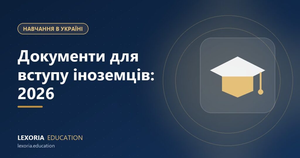 Документи для вступу іноземців до університету: повний перелік 2026