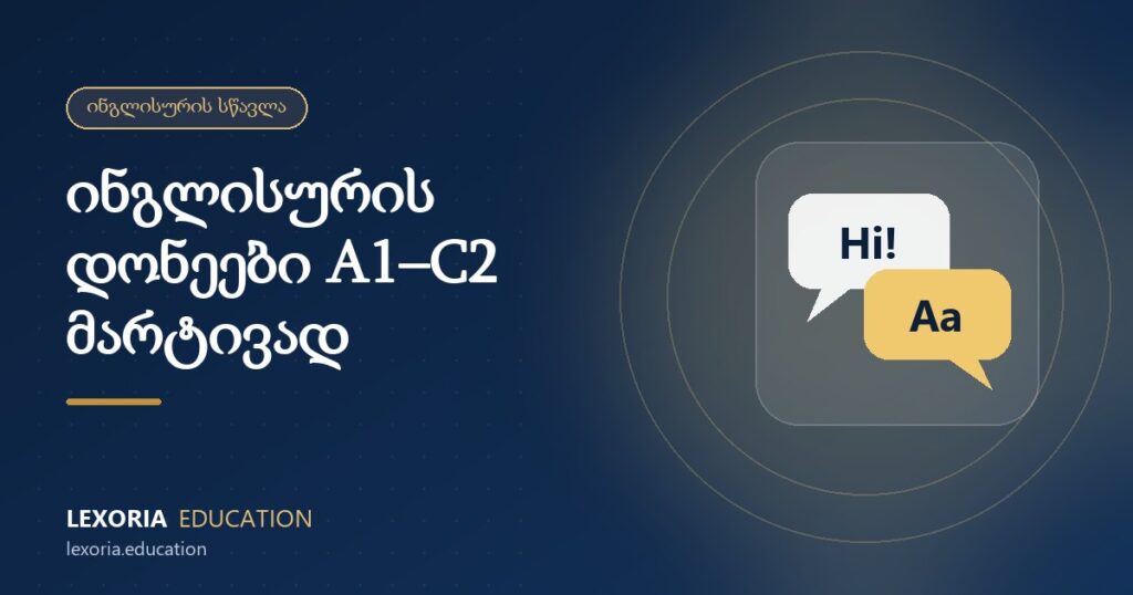 ინგლისურის დონეები A1–C2: რას ნიშნავს თითოეული CEFR დონე