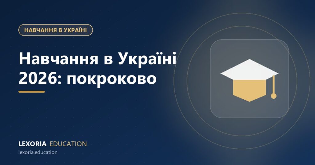Навчання в Україні для іноземців у 2026 році: покрокова інструкція