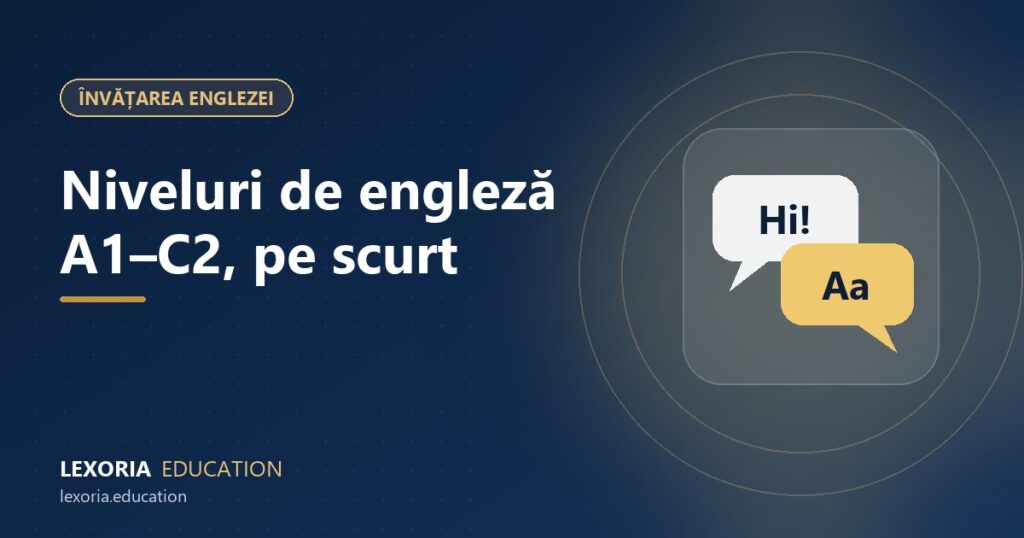 Niveluri de engleză CEFR: ce înseamnă de fapt A1, A2, B1, B2, C1 și C2